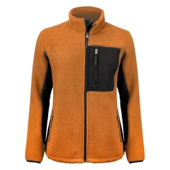 Fleecejacka Texstar WJ85 Dam Orange/Svart XS