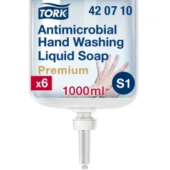 Flytande Tvål Tork S1 Antimikrobiell OParfymerad 1L