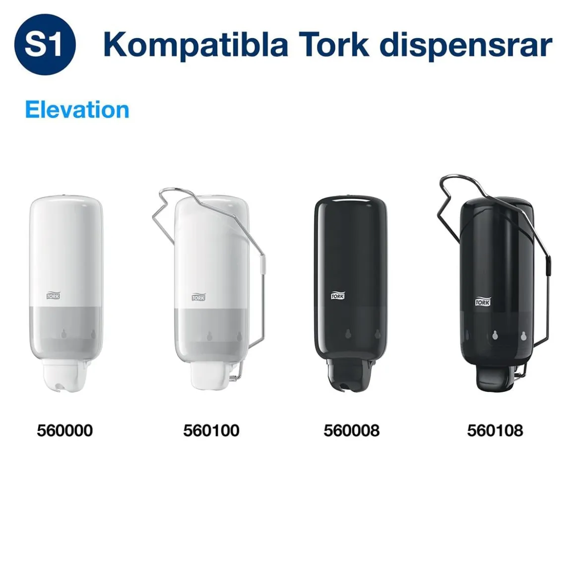 Flytande Tvål Tork S1 Antimikrobiell OParfymerad 1L