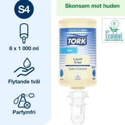 Flytande Tvål Tork S4 Odor-Control handtvätt 1L