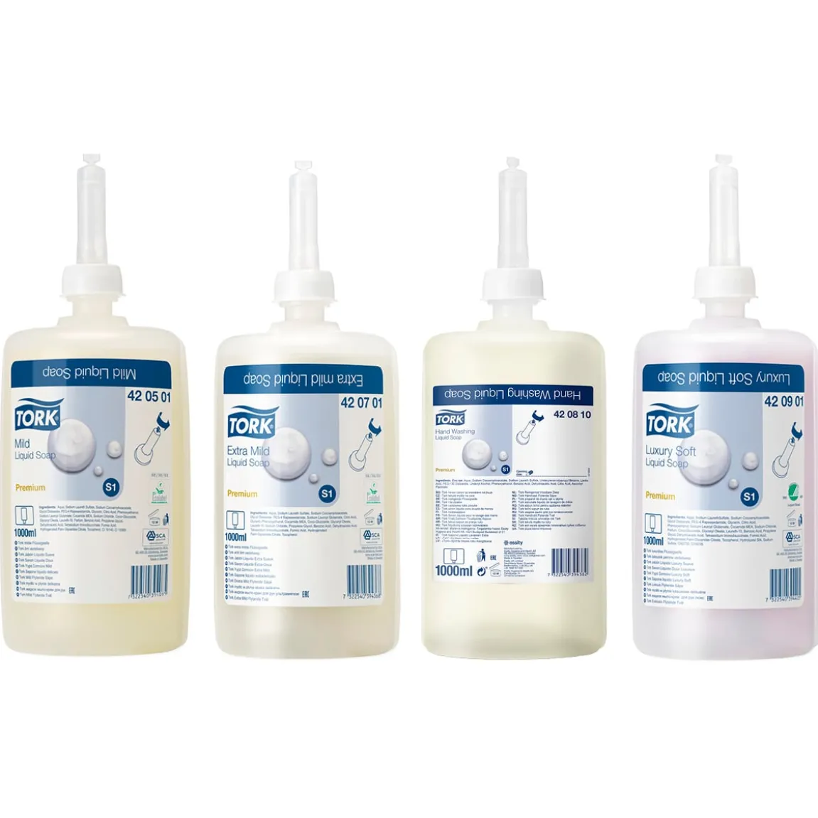 Flytande Tvål Tork S1 Premium Mild 1L