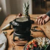 Fondueset Dorre Gjutjärn inkl 6st Rostfria Gafflar 1,8L
