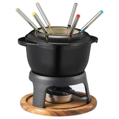 Fondueset Dorre Gjutjärn inkl 6st Rostfria Gafflar 1,8L