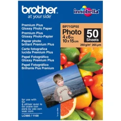 Fotopapper Brother Bläck Blankt 260g BP71GP5 10x15cm