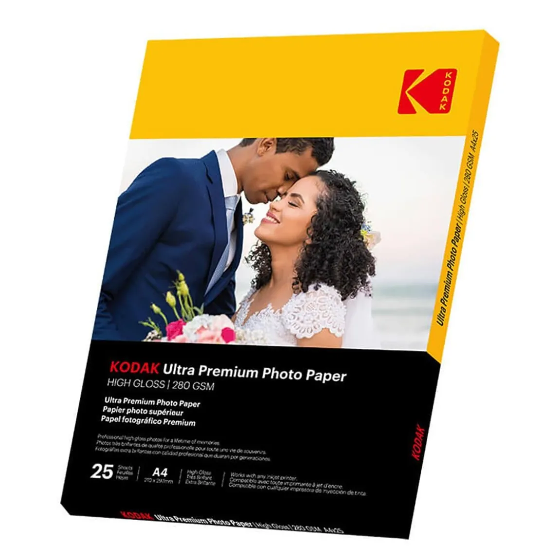 Fotopapper Kodak Bläck Blankt 280g A4/21x29,7cm