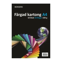 Färgat Papper Sorterade Färger A4 220g