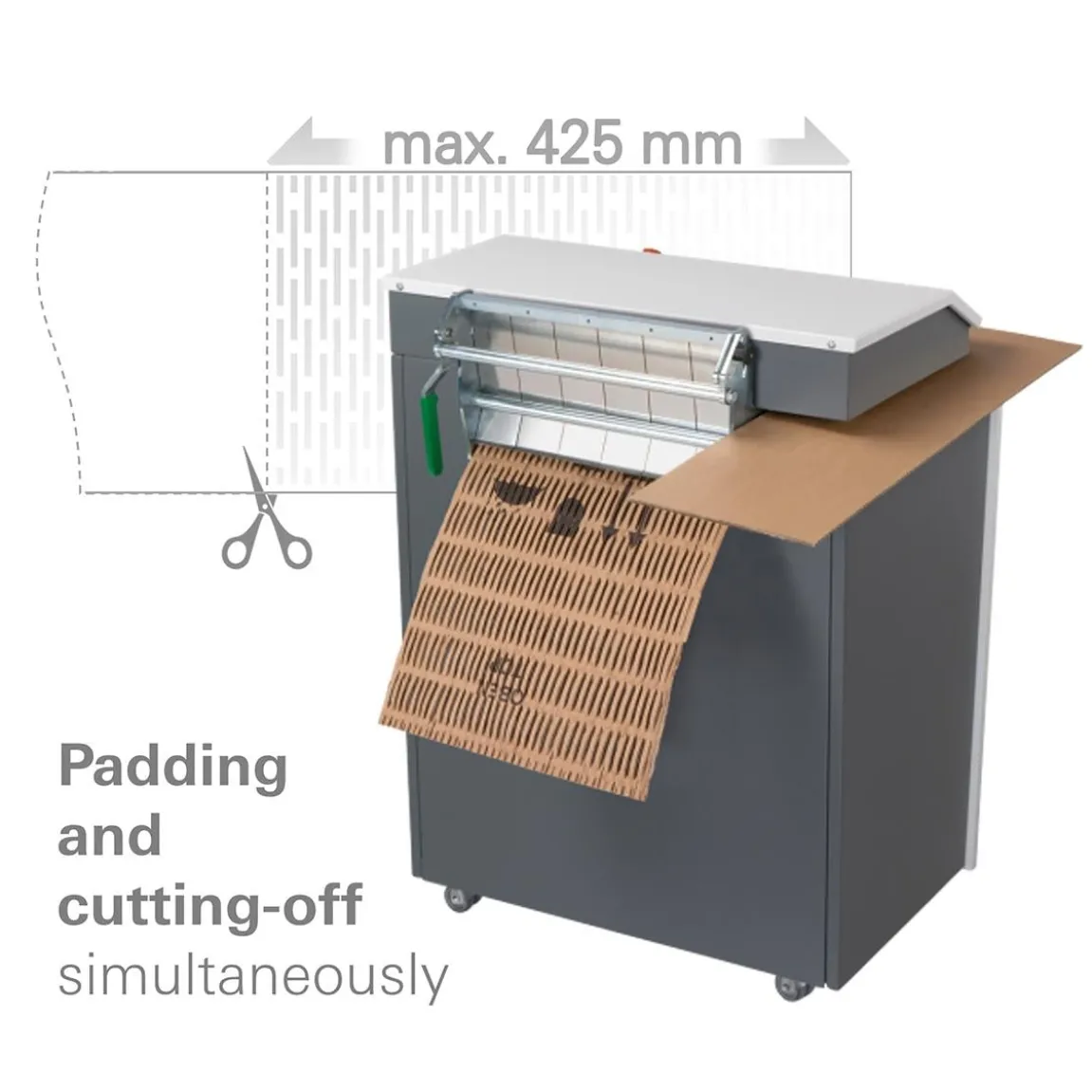 Förpackningsmaskin Profipack P425 400v med Dammadapter