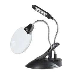 Förstoringsglas Wedo Bordsmodell Med LED-ljus 13x10x33cm