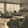 Fåtölj inoff Friend Lounge Metallben Beige/Svart