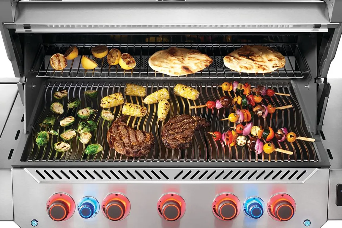 Gasolgrill Napoleon Prestige 665 Connected 7 Brännare Rostfri