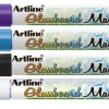 Glasboardmarker Artline EPG-4 Lila/Blå/Svart/Vit