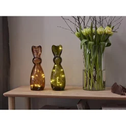 Glasdekoration Star Trading Harry Grön