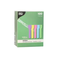 Glass-/dessertsked Papstar Papper Sorterade Färger 9,5cm