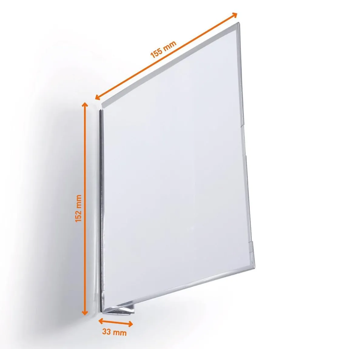 Gångskylt Durable Pallställ Magnetisk Transparent 149x149mm