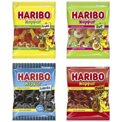 Godis Haribo Nappar Sur 80g
