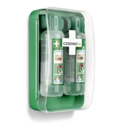 Ögonduschskåp Cederroth Inkl 2 flaskor á 500ml