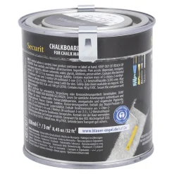Griffelfärg Securit Svart 250ml