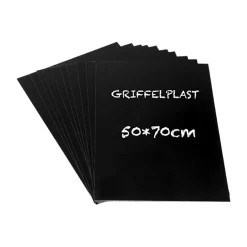 Griffelplast svart 50x70cm