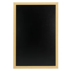 Griffeltavla Securit För Vägg Träram Teak 35x55cm Skrivyta