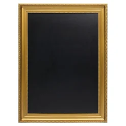 Griffeltavla Securit Med Guldram För Vägg 47x68cm Skrivyta
