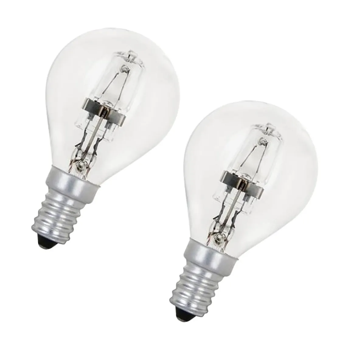 Halogenlampa Leuci E14 18W(24W) Klar Klot Dimbar