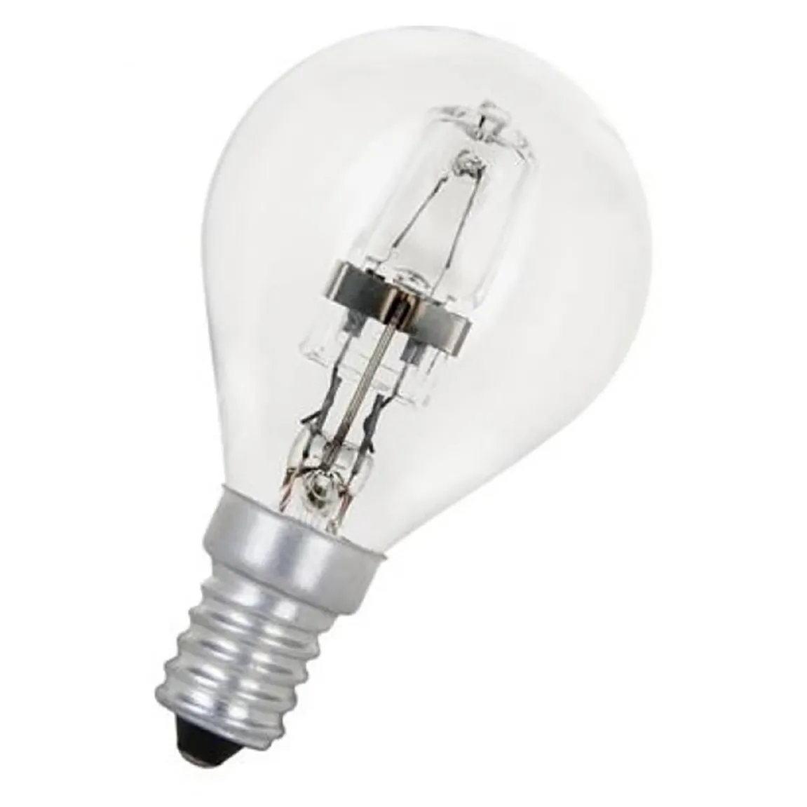 Halogenlampa Leuci E14 18W(24W) Klar Klot Dimbar