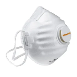 Halvmask Worksafe Filtrerande m ventil 21V FFP2 NR D V