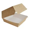 Hamburgerbox Brun 120x120x80mm