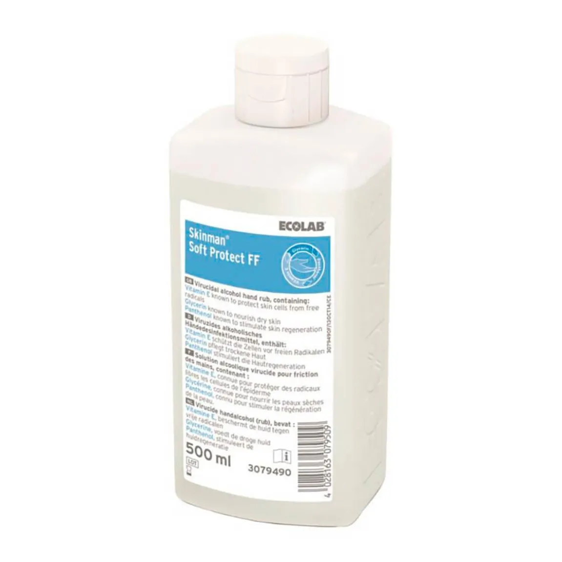 Handdesinfektion Ecolab Skinman Soft Protect FF 500ml