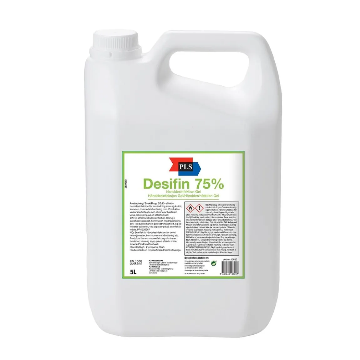 Handdesinfektion PLS Desifin Alcogel 75 5L