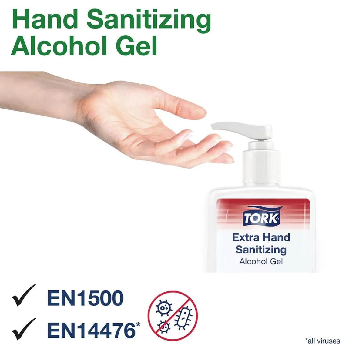 Handdesinfektion Tork Extra Alkogel 500ml
