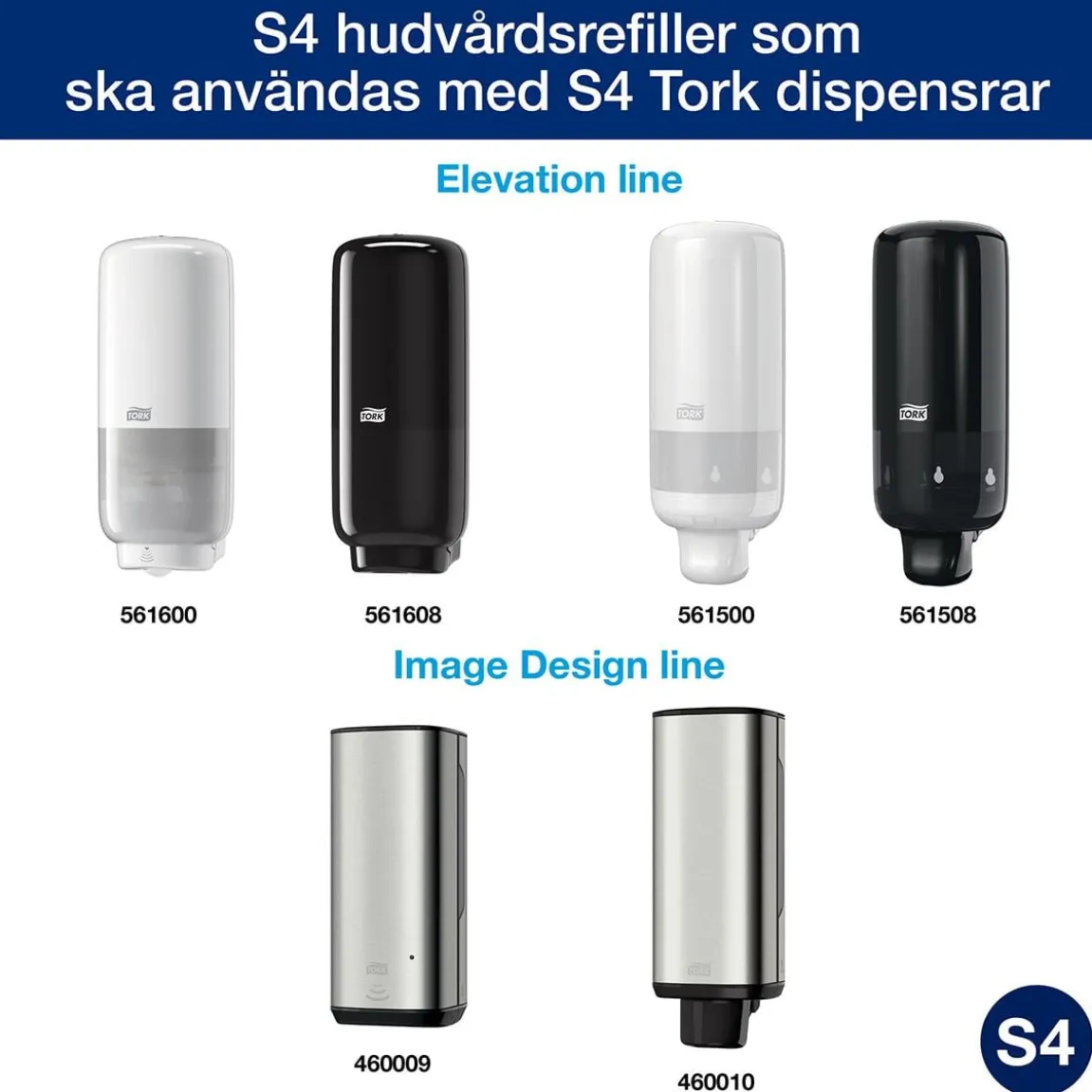 Handdesinfektion Tork S4 Skum Utan Alkohol 1L