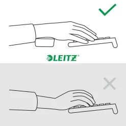 Handledsstöd Leitz Ergo För Tangentbord Mörkgrå