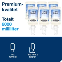Handrent Tork S4 Industritvål Oil & Greasy 1L