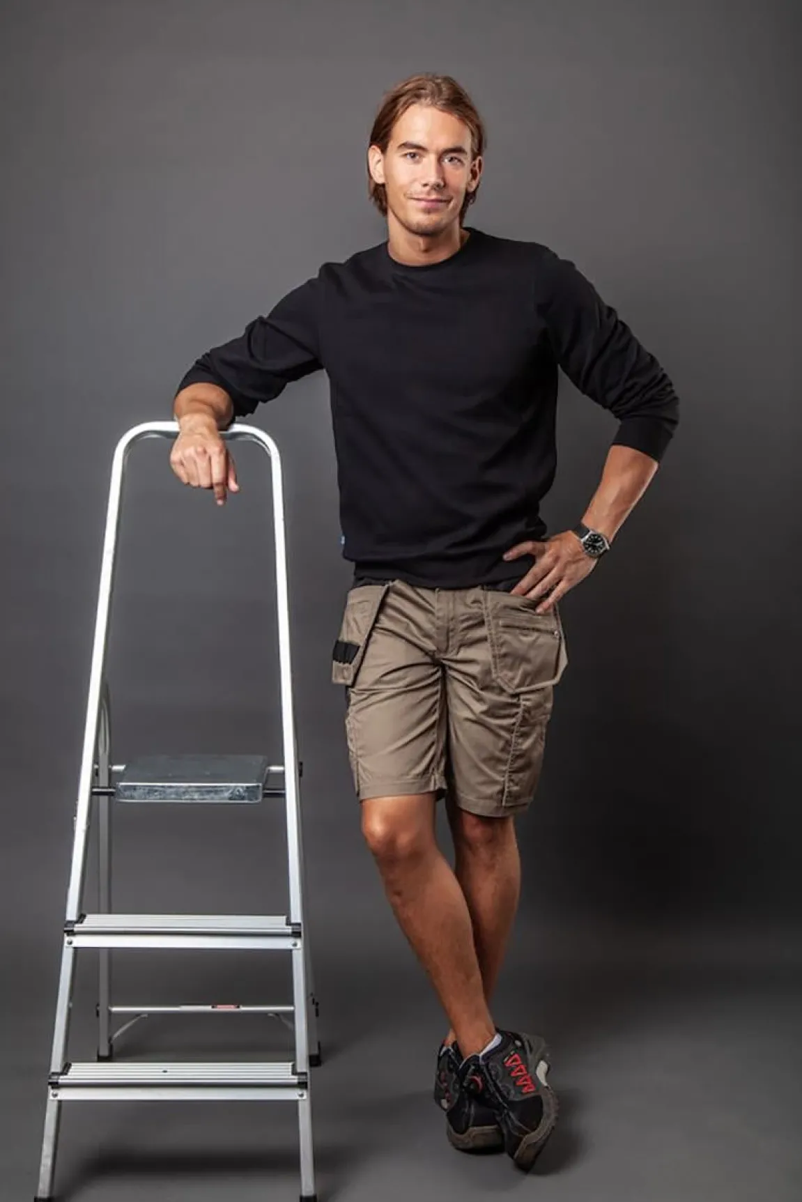 Hantverksshorts Projob 5535 Khaki C42