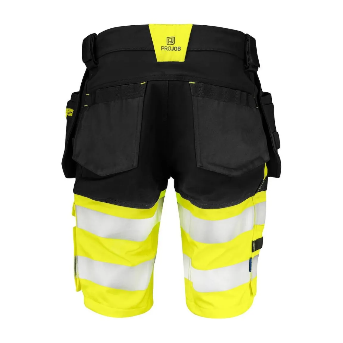 Hantverksshorts Projob 6580 Klass 1 Varselgul/Svart C44