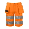 Hantverksshorts Projob 6535 Varselorange/Svart C42