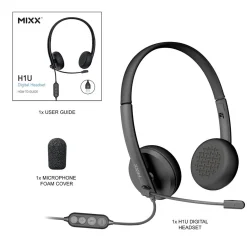 Headset Mixx Stereo Trådbunden USB-A