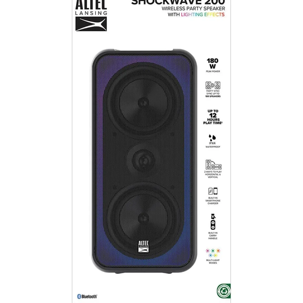 Högtalare Altec Lansing IMT7100 ShockWave200 Svart