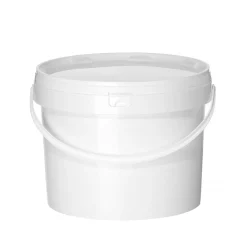 Hink Hendi 11,5L Med Lock Och Handtag Vit Ø300x230mm