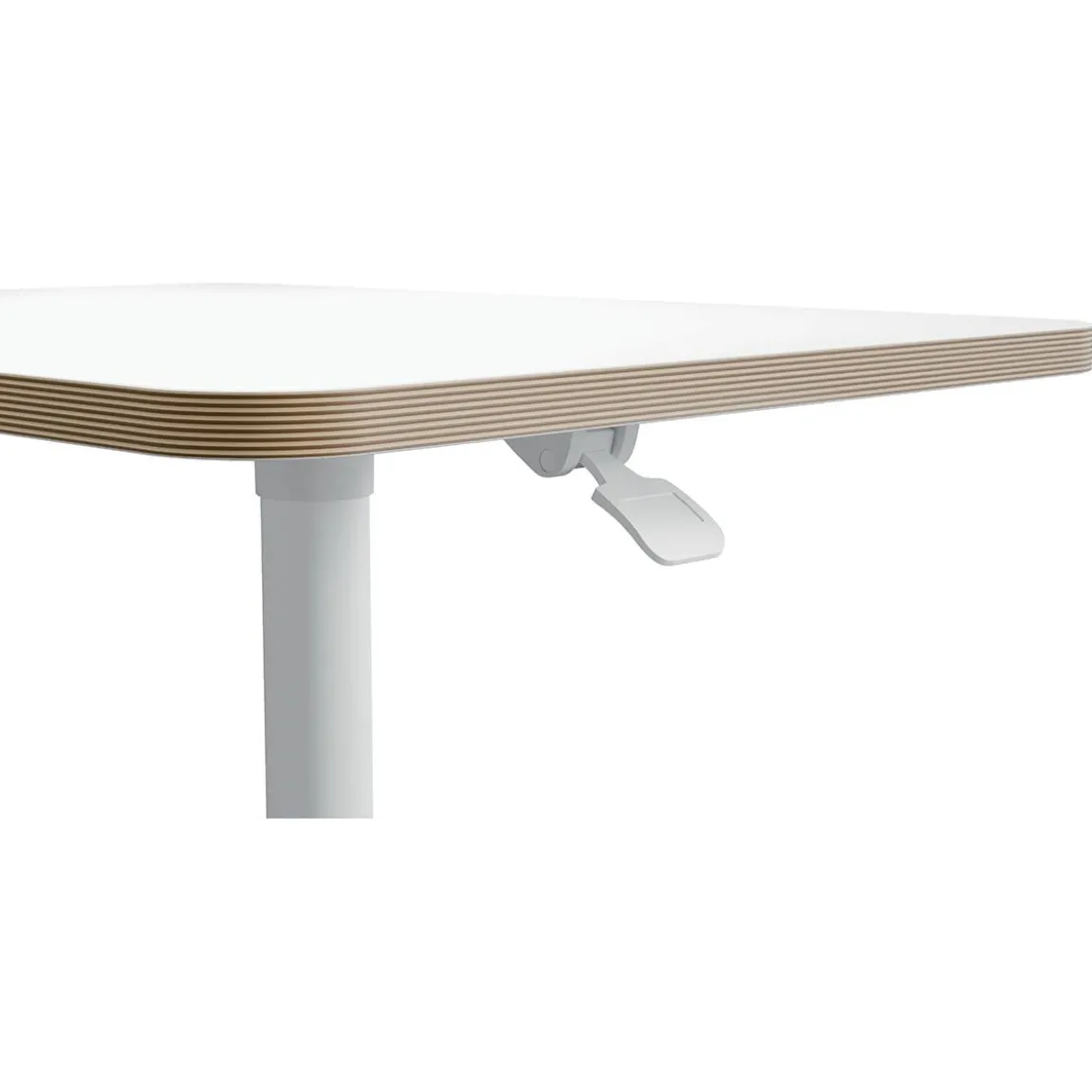 Höj- Sänkbart Skrivbord Leitz Manuellt Vit 80x60cm