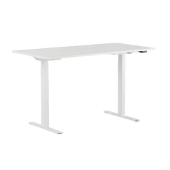 Höj-& Sänkbart skrivbord Lotus 2 motorer Vit/Vit 1400x800mm