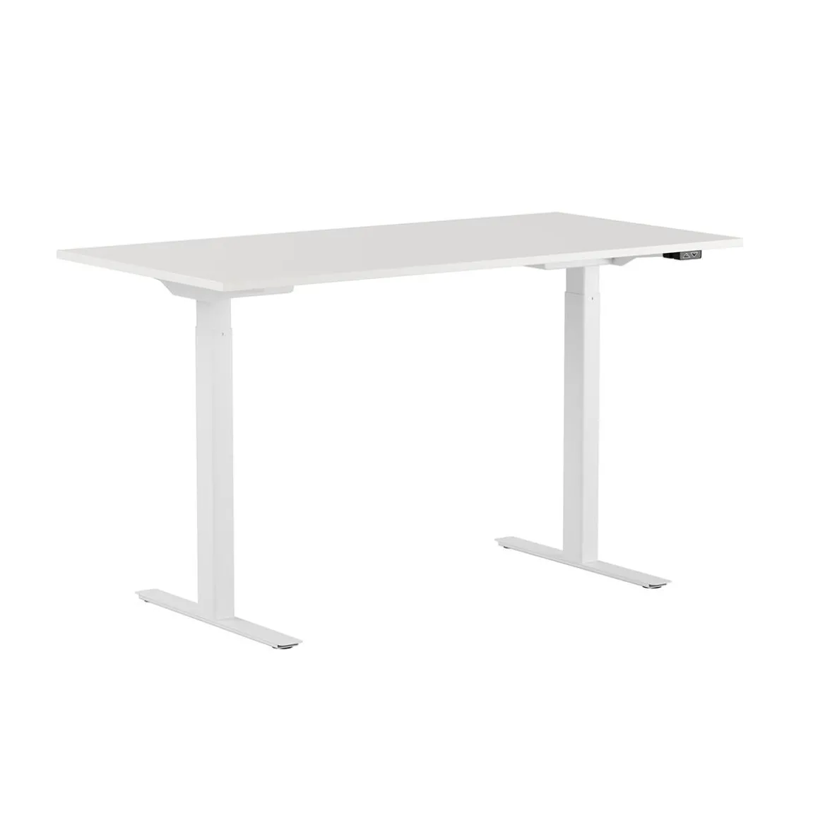 Höj-& Sänkbart skrivbord Lotus 1 motor Vit/Vit 1200x800mm