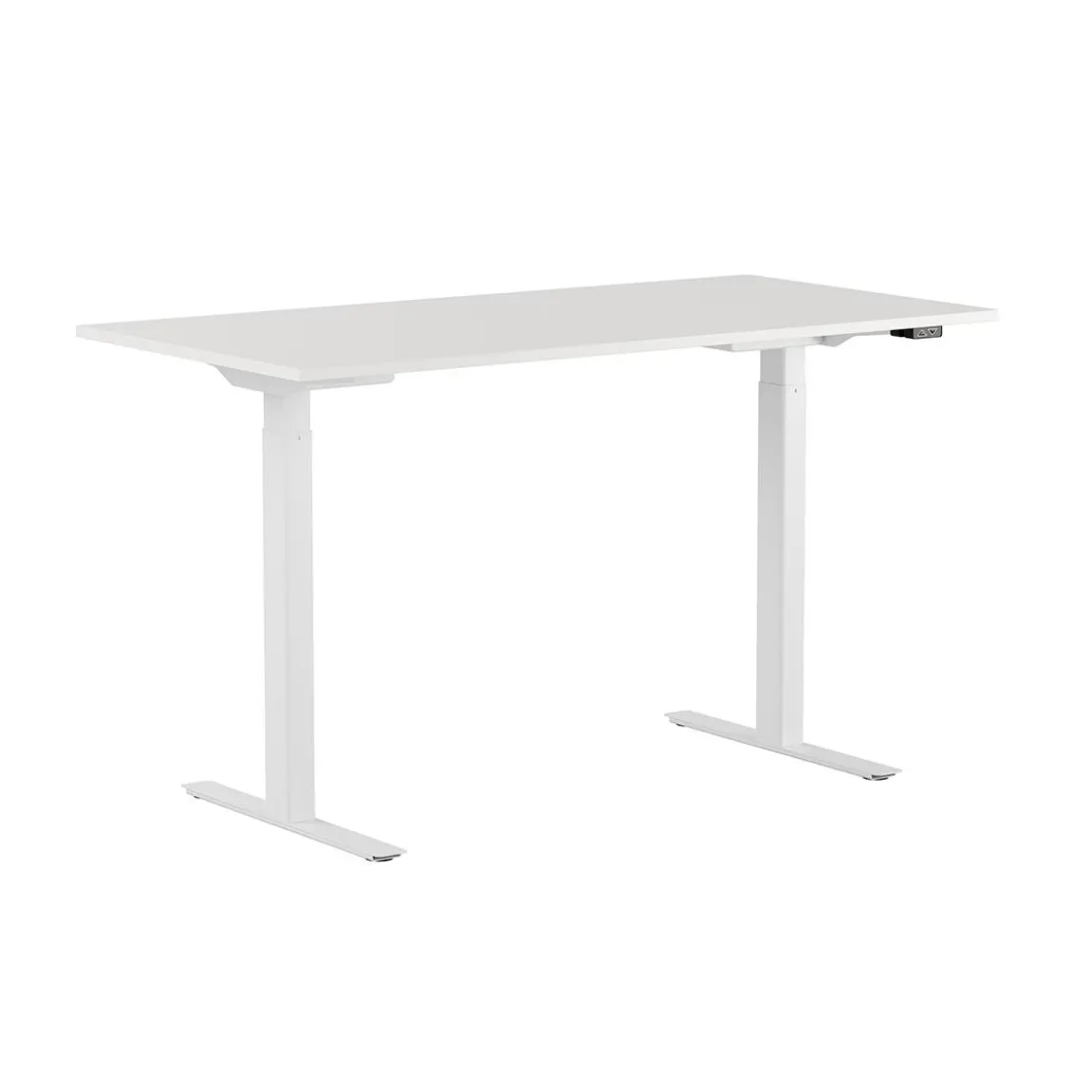 Höj-& Sänkbart skrivbord Lotus 2 motor Vit/Vit 1200x800mm
