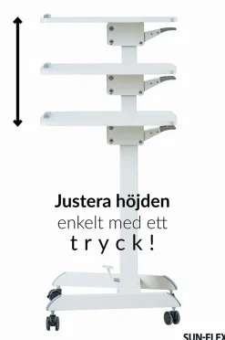 Höj- Sänkbart Skrivbord Sun-Flex Easydesk Pro vit 600x520 mm
