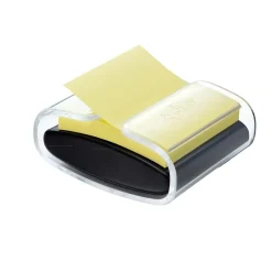 Hållare Post-it Inkl 1 Gult Transp/Svart 76x76mm