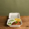 Hämtbox Duni Bagasse Hinged Brun 225x201x85mm