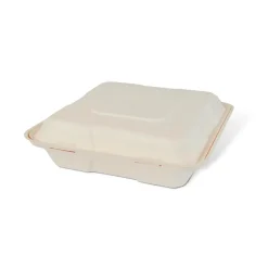 Hämtbox Träfiber 3-fack Vit 215x215x60mm