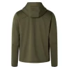 Hoodtröja Texstar FJ56 Grit Zip Hoodie Grön S