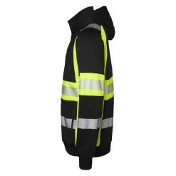 Hoodtröja Top Swede 603 Varselgul/Svart XS